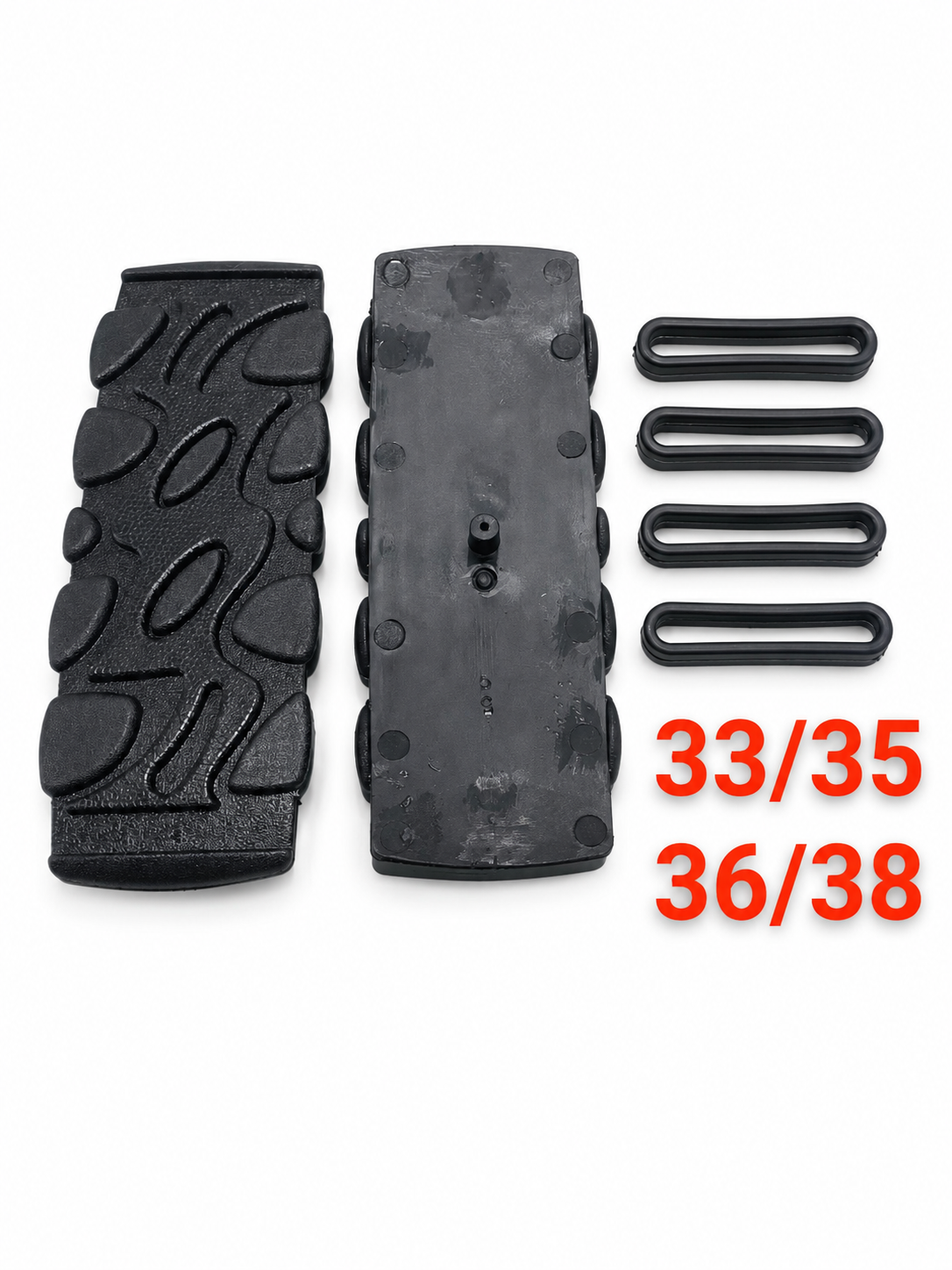 Plastic Mat model-2 black replacement pads for jump shoes