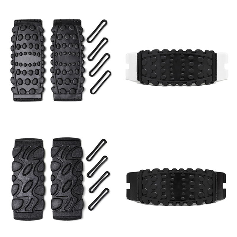 Plastic Mat replacement pads and fastener rings for jump shoes