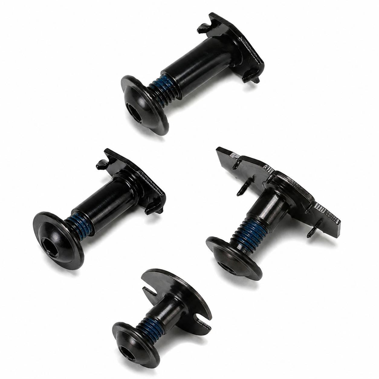 Screw and nut set for jump shoes