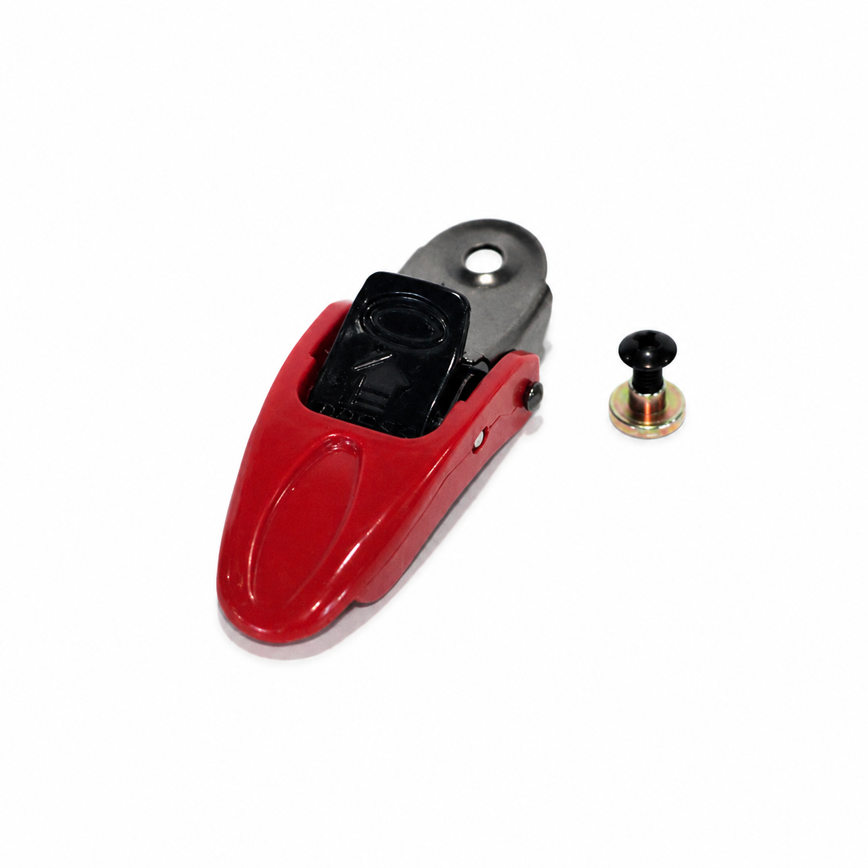 Red Shoe Buckle with screw