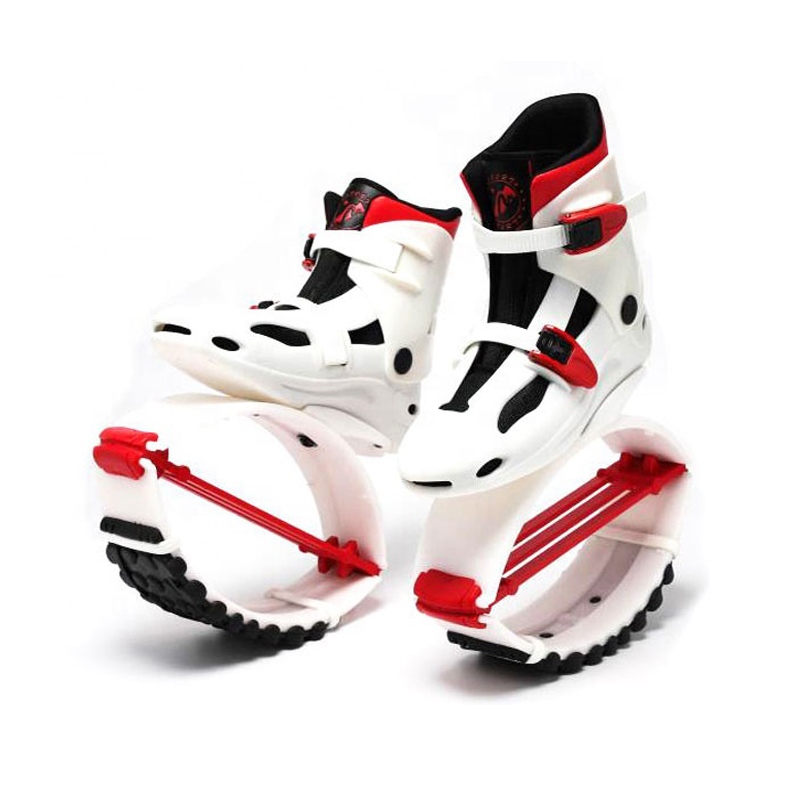 White RUFENG-TECH jump shoes pair