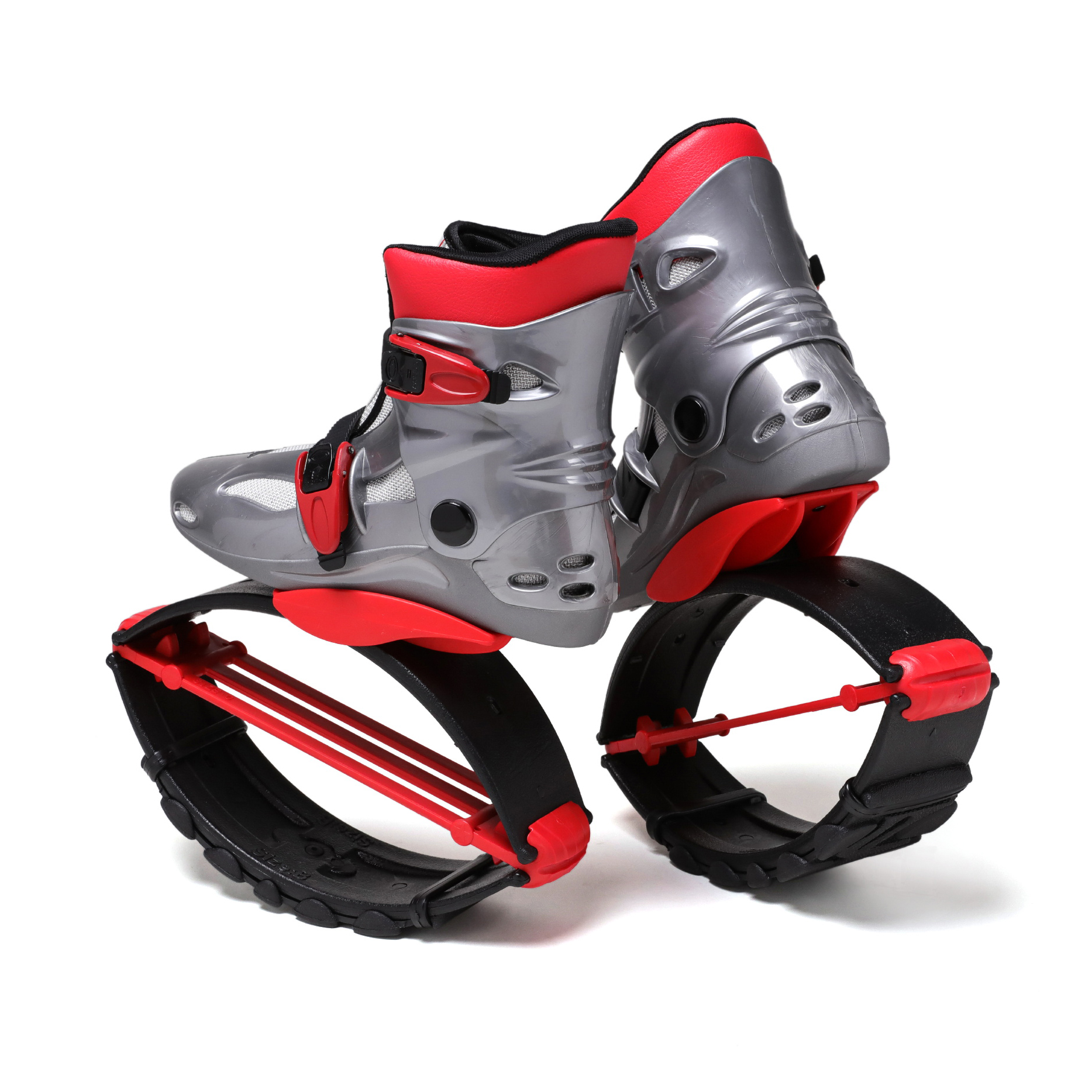 TL-01 gray red jump shoes front detail