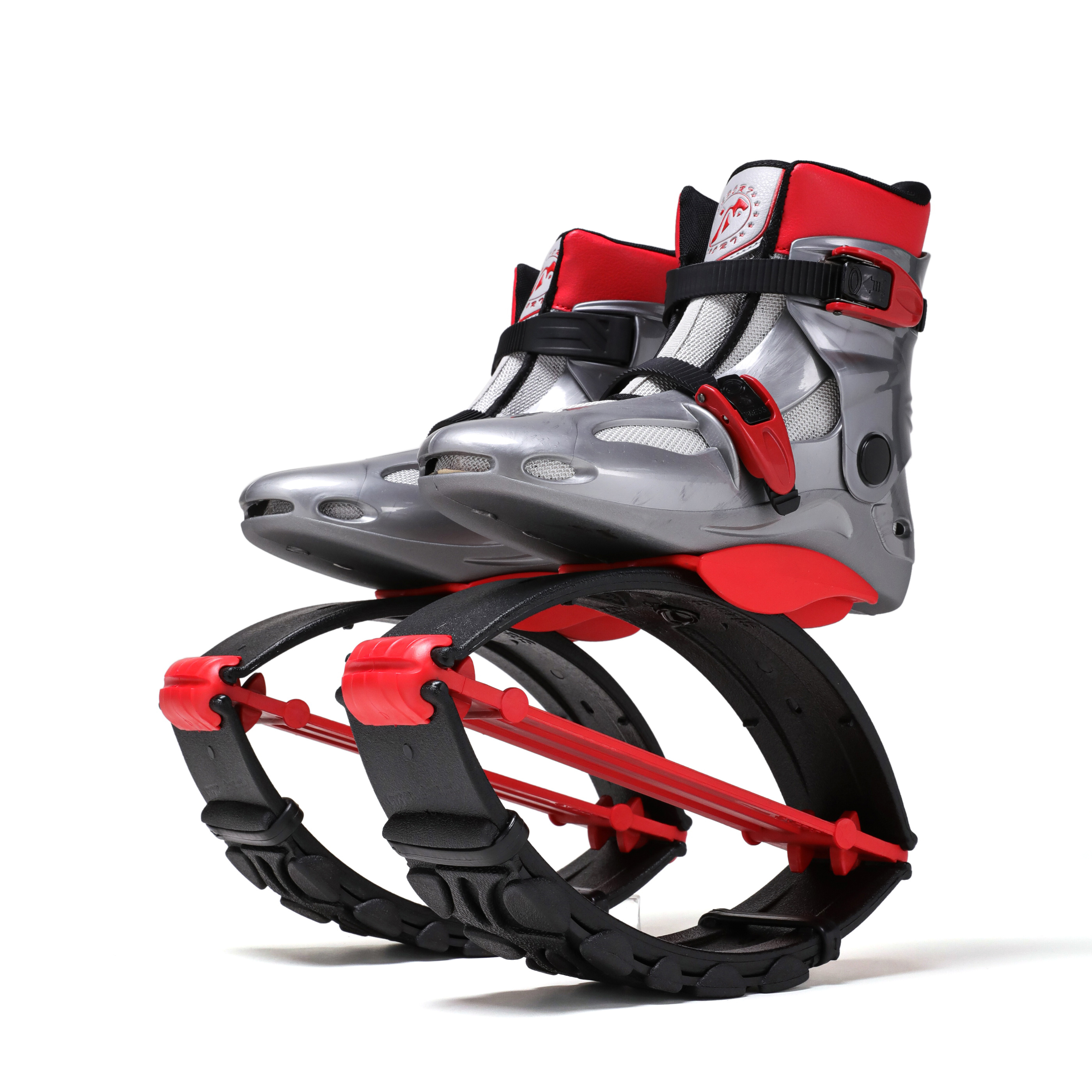 TL-01 gray red jump shoes rear side detail
